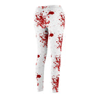 Blood Splatter Leggings — Halloween Red Splatter Women’s Leggings