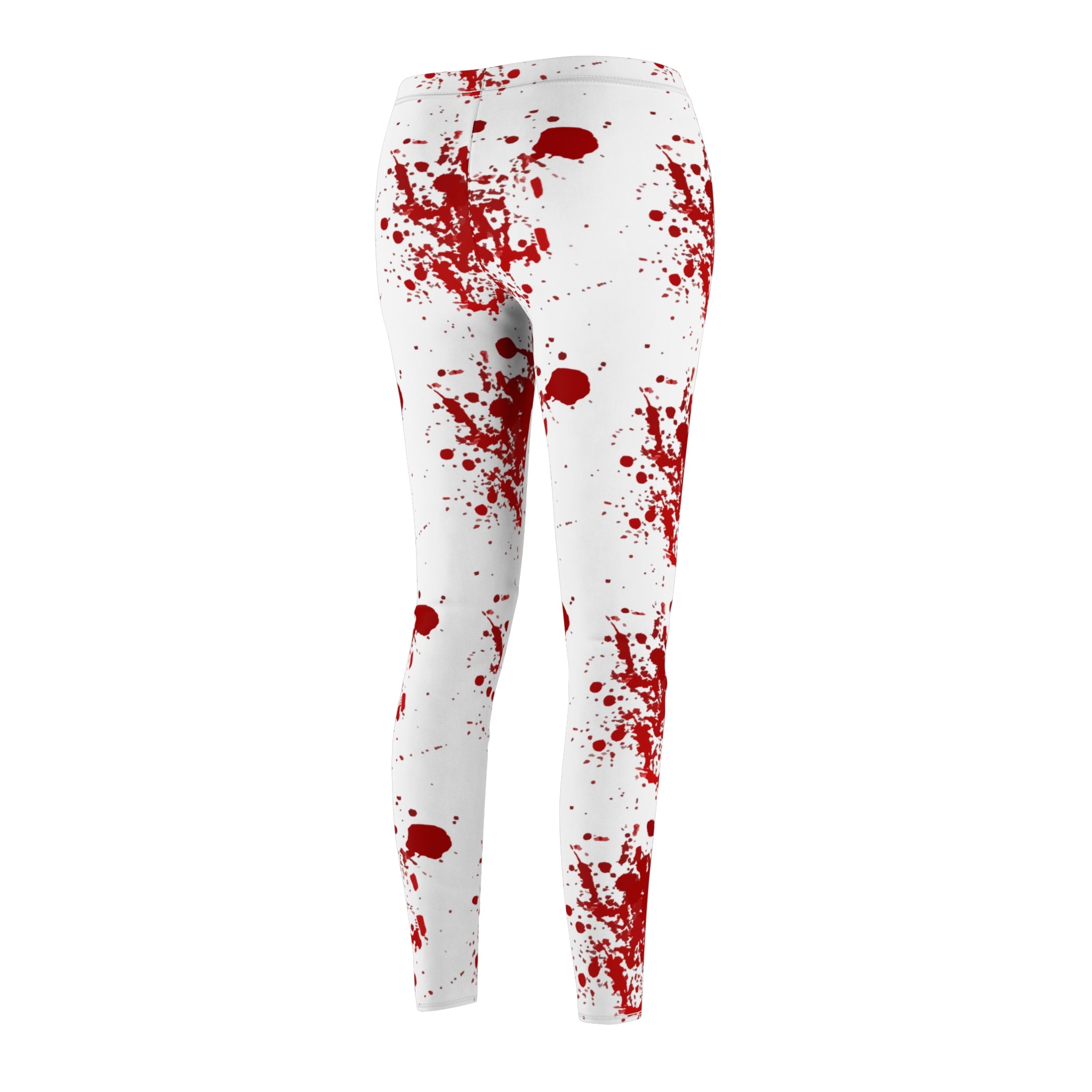 Blood Splatter Leggings — Halloween Red Splatter Women’s Leggings