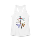Destiny in Time Racerback Tank — Women's Text Graphic Tank Top