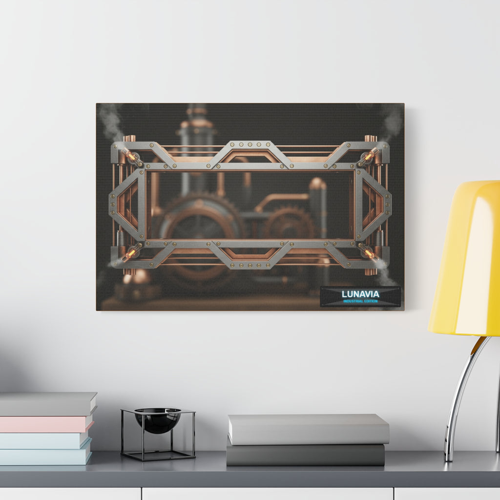 Steampunk Gearframe Canvas