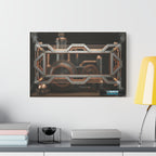 Steampunk Gearframe Canvas