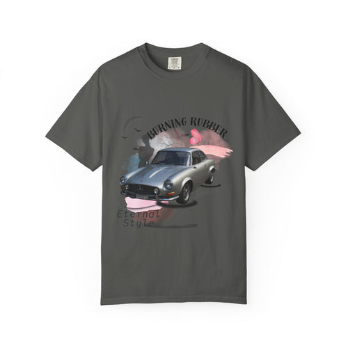 "Burning Rubber" Retro Automotive Tee