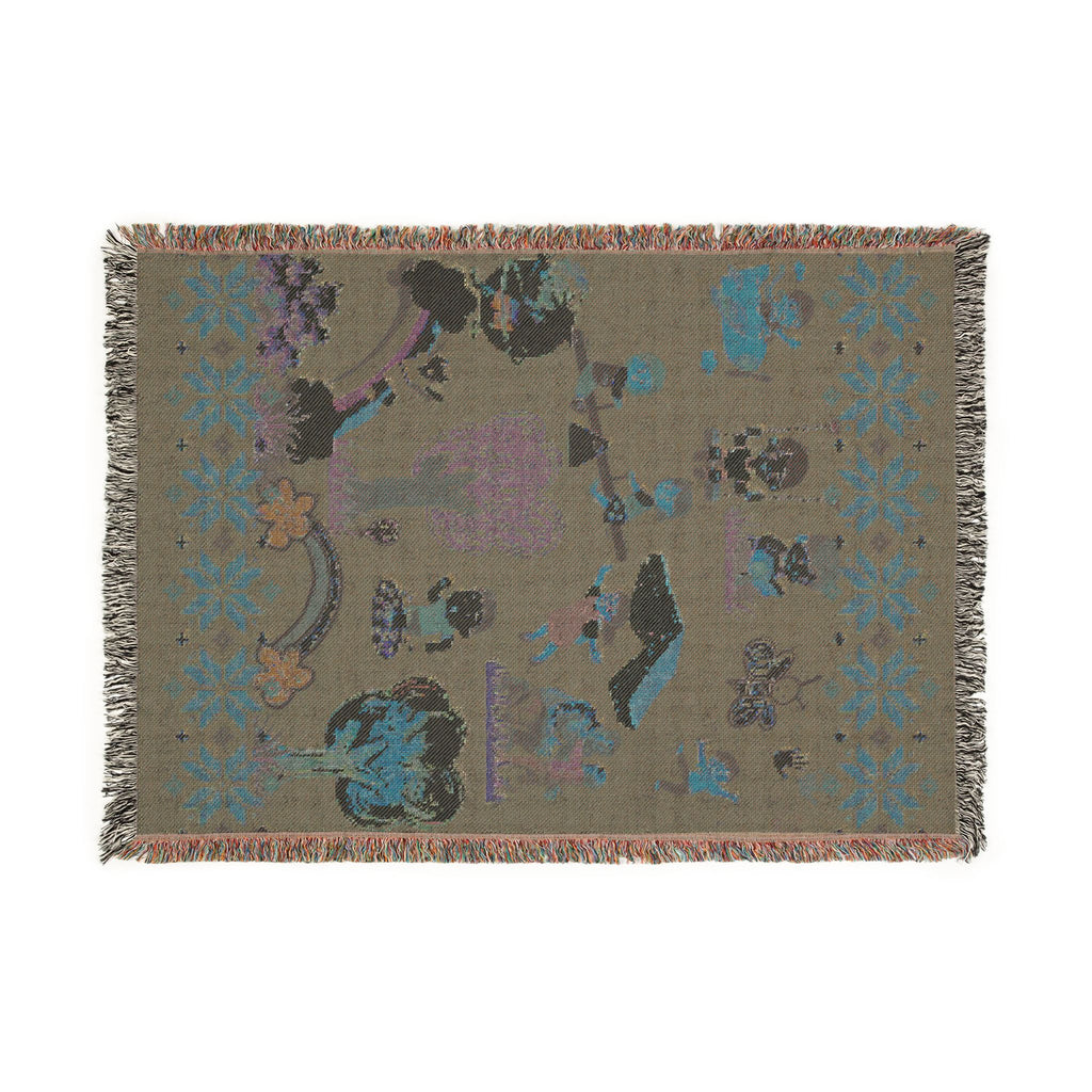 Winter Folklore | Nostalgic Storyteller Woven Blanket