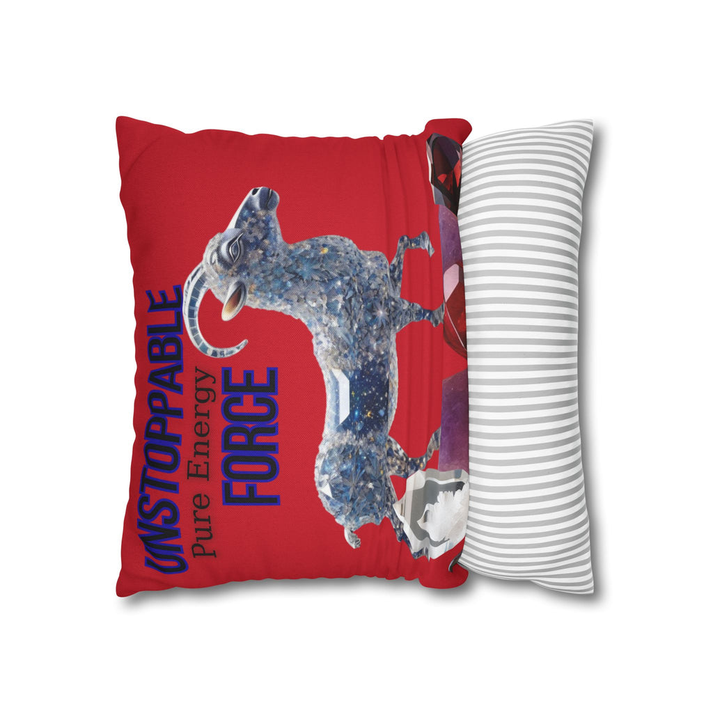 Unstoppable Force Ram Throw Pillow