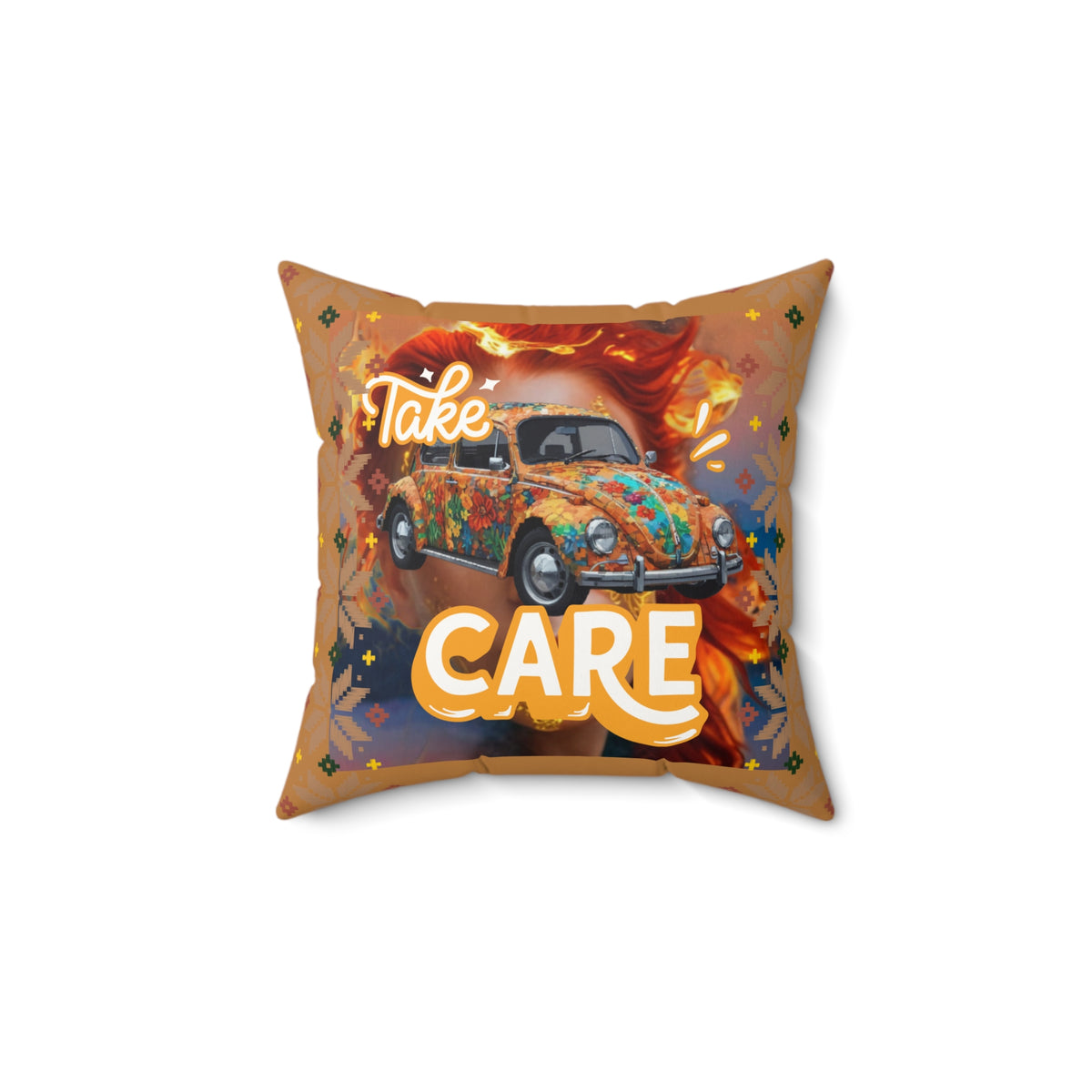 Faux Suede Square Pillow