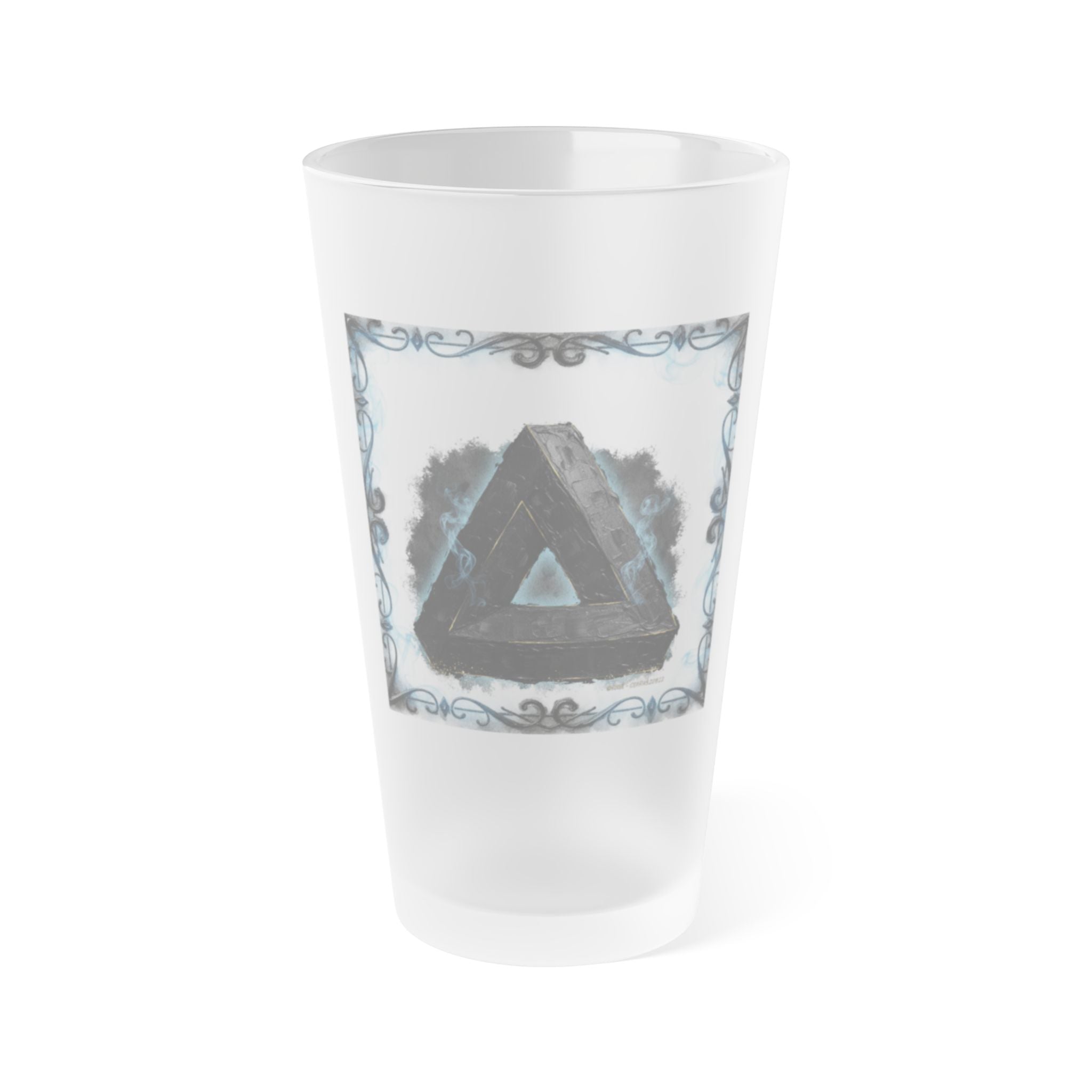 Magical Healing— Vintage Geometric Crest Beer Cup