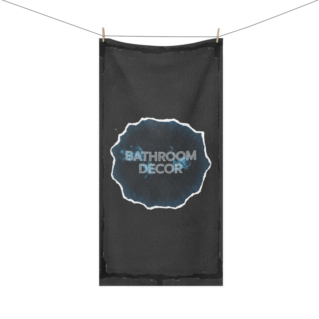 High-End Black Bath Towel for Spa & Home Sanctuary