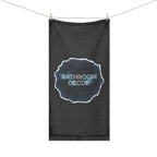 High-End Black Bath Towel for Spa & Home Sanctuary