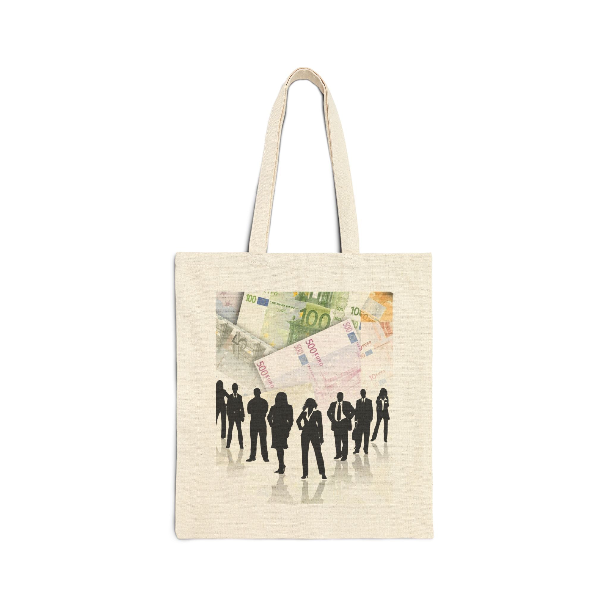 Business Team Money Canvas Tote