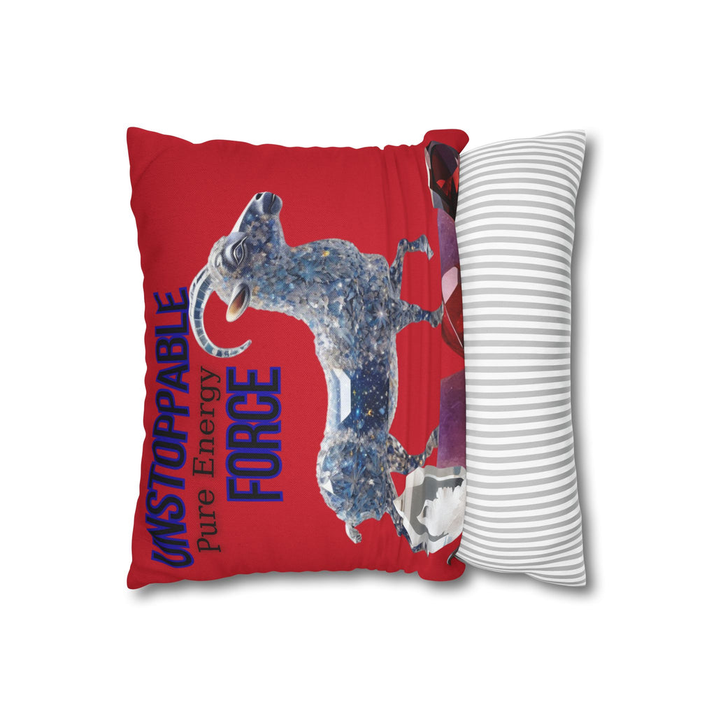 Unstoppable Force Ram Throw Pillow