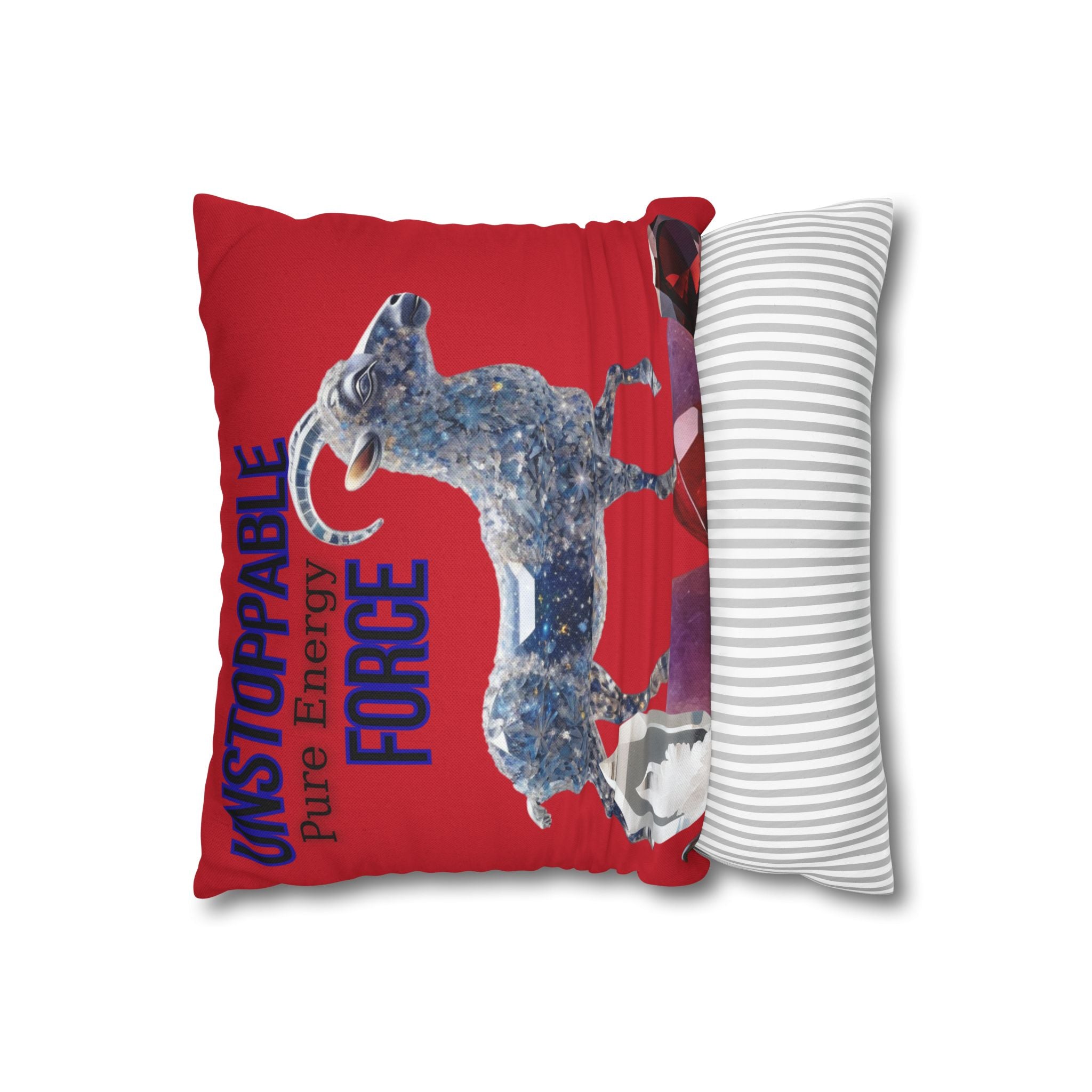 Unstoppable Force Ram Throw Pillow