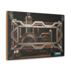 Steampunk Gearframe Canvas