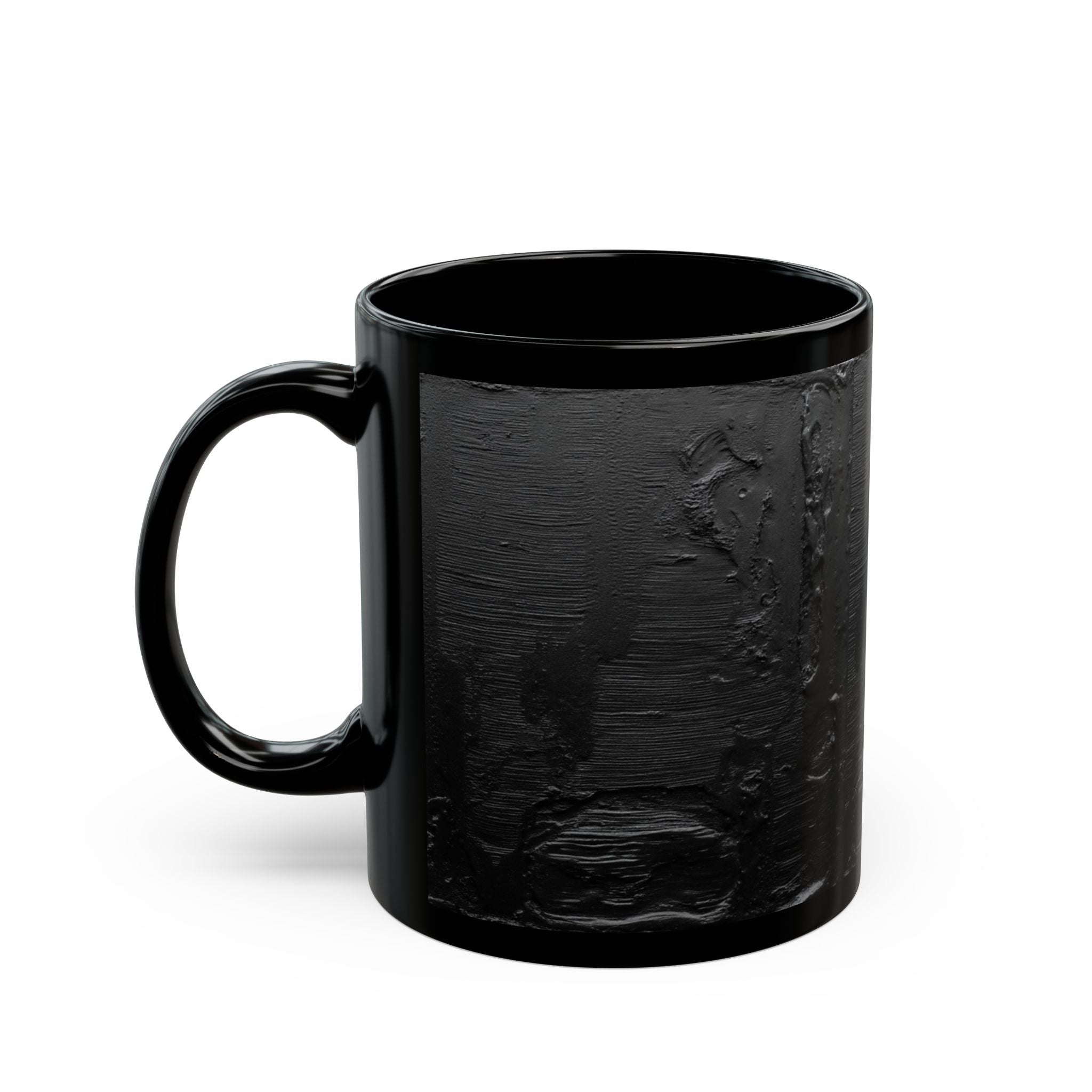 Black Ceramic Mug — Matte Black Coffee Cup