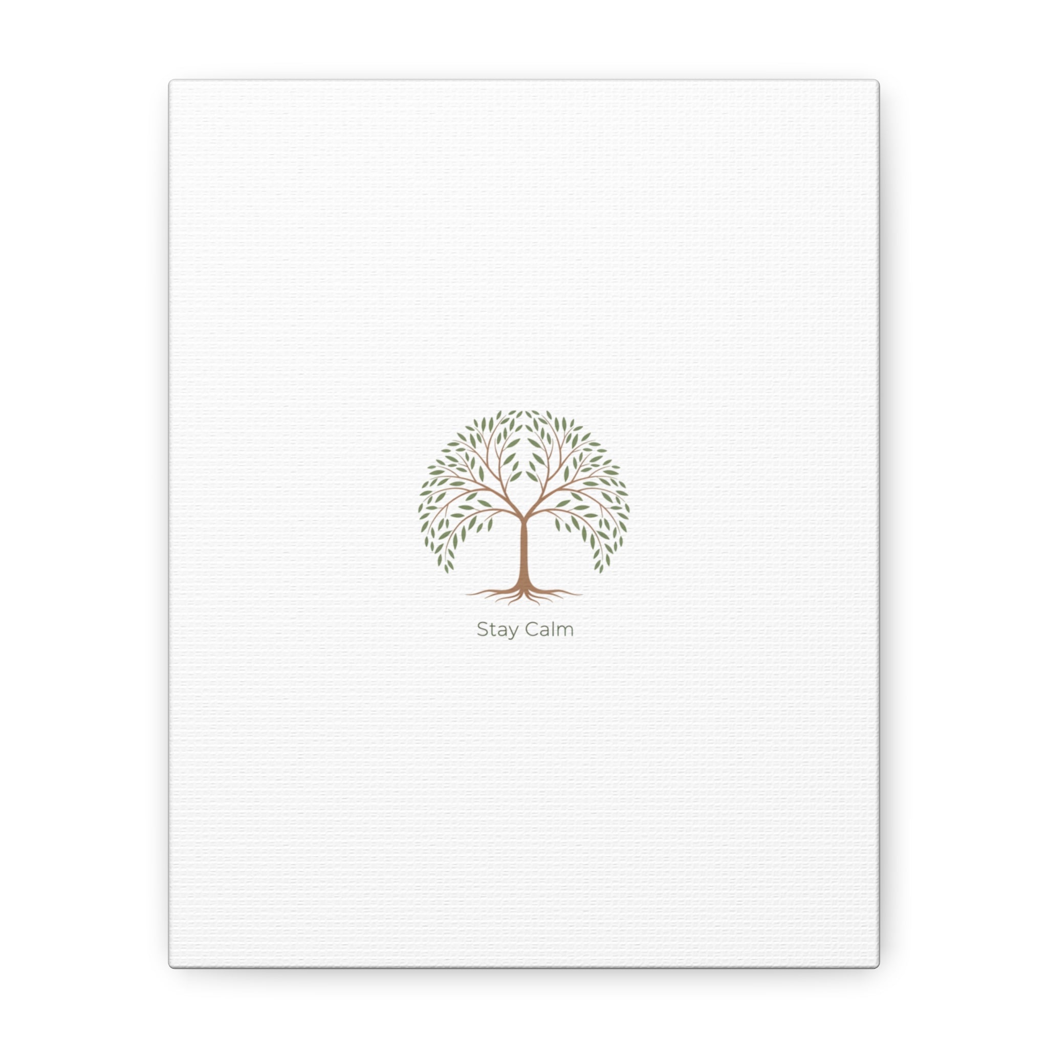 Stay Calm Canvas | Winter Fitness Grind, gym motivation decor