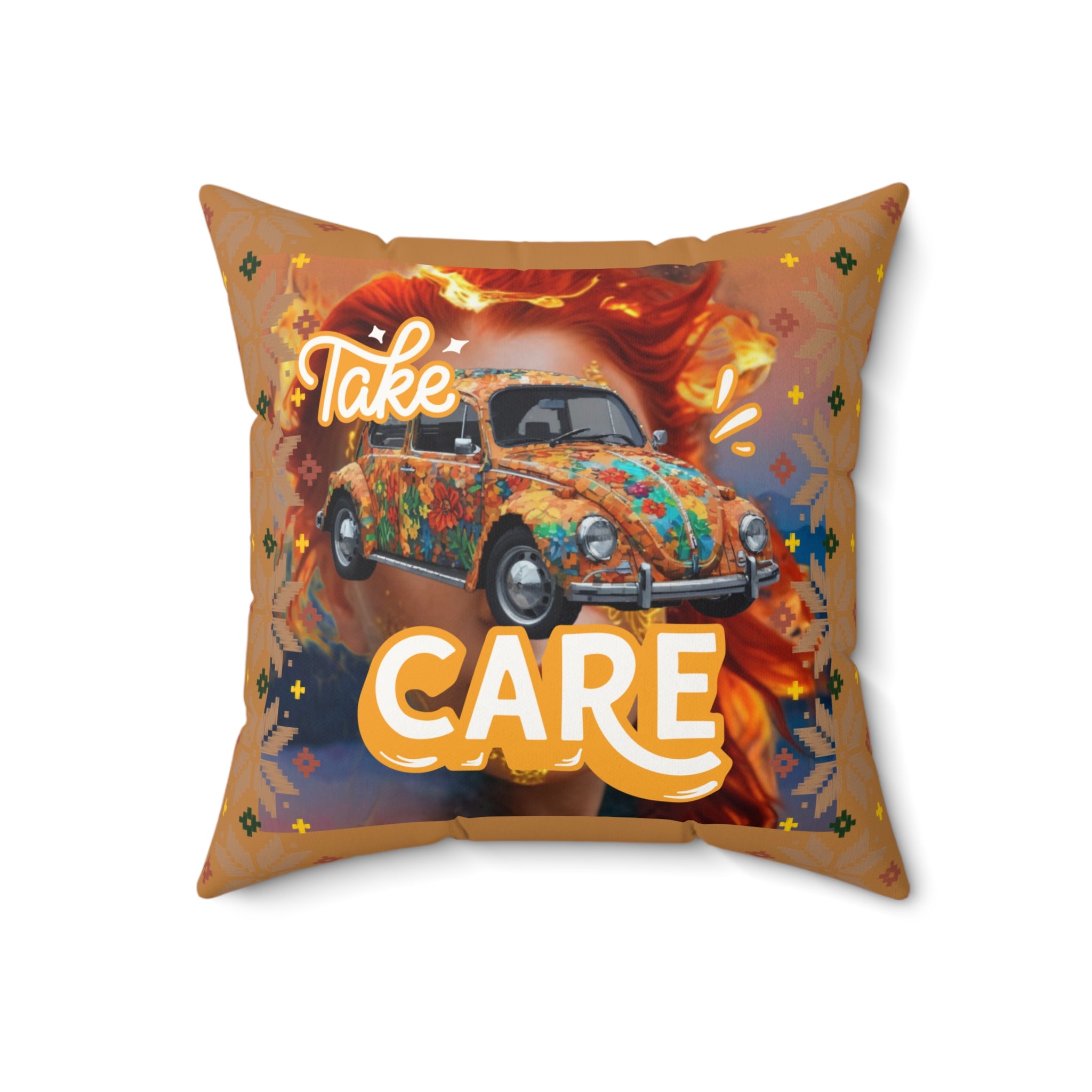 Faux Suede Square Pillow