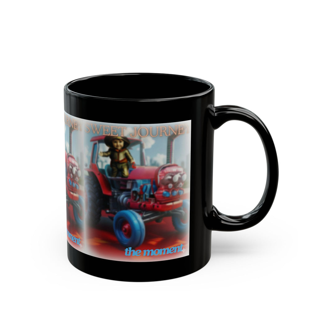 'We’ll Journey the Moment' Tractor Design Mug