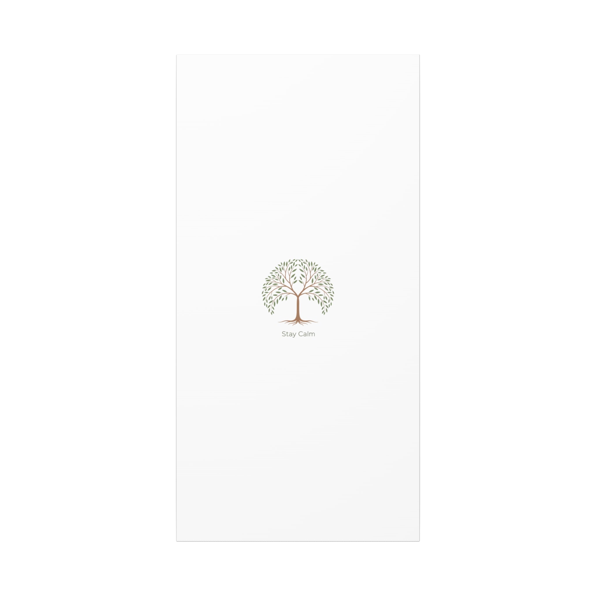 Stay Calm Canvas | Winter Fitness Grind, gym motivation decor