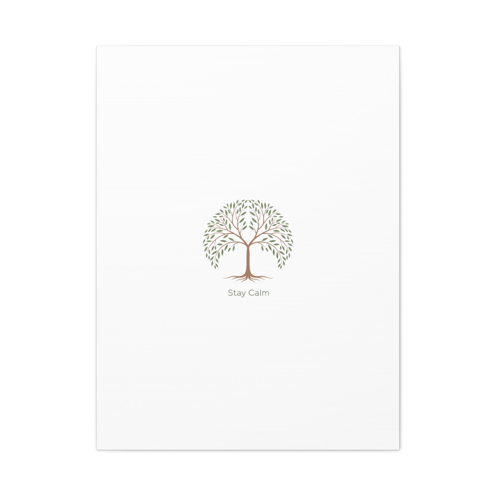 Stay Calm Canvas | Winter Fitness Grind, gym motivation decor