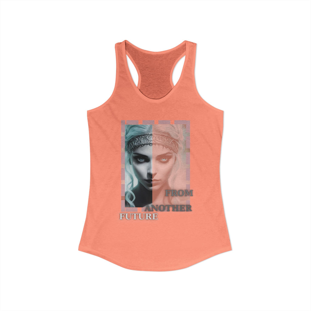 Future Vibes Racerback Tank — Sci‑Fi Ethereal Design