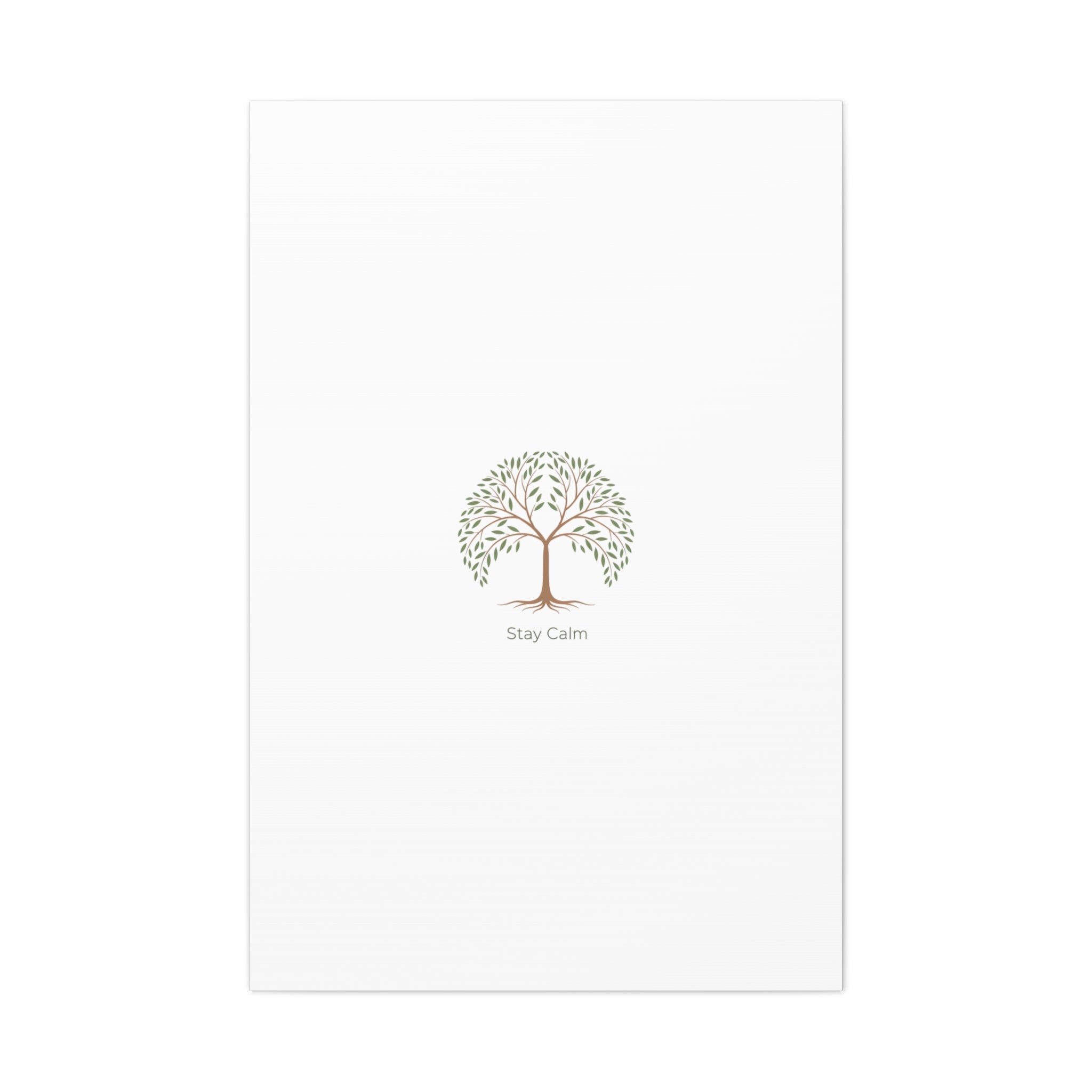 Stay Calm Canvas | Winter Fitness Grind, gym motivation decor