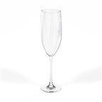 Bride Silhouette Champagne Flute | 8oz Wedding Toast Glass