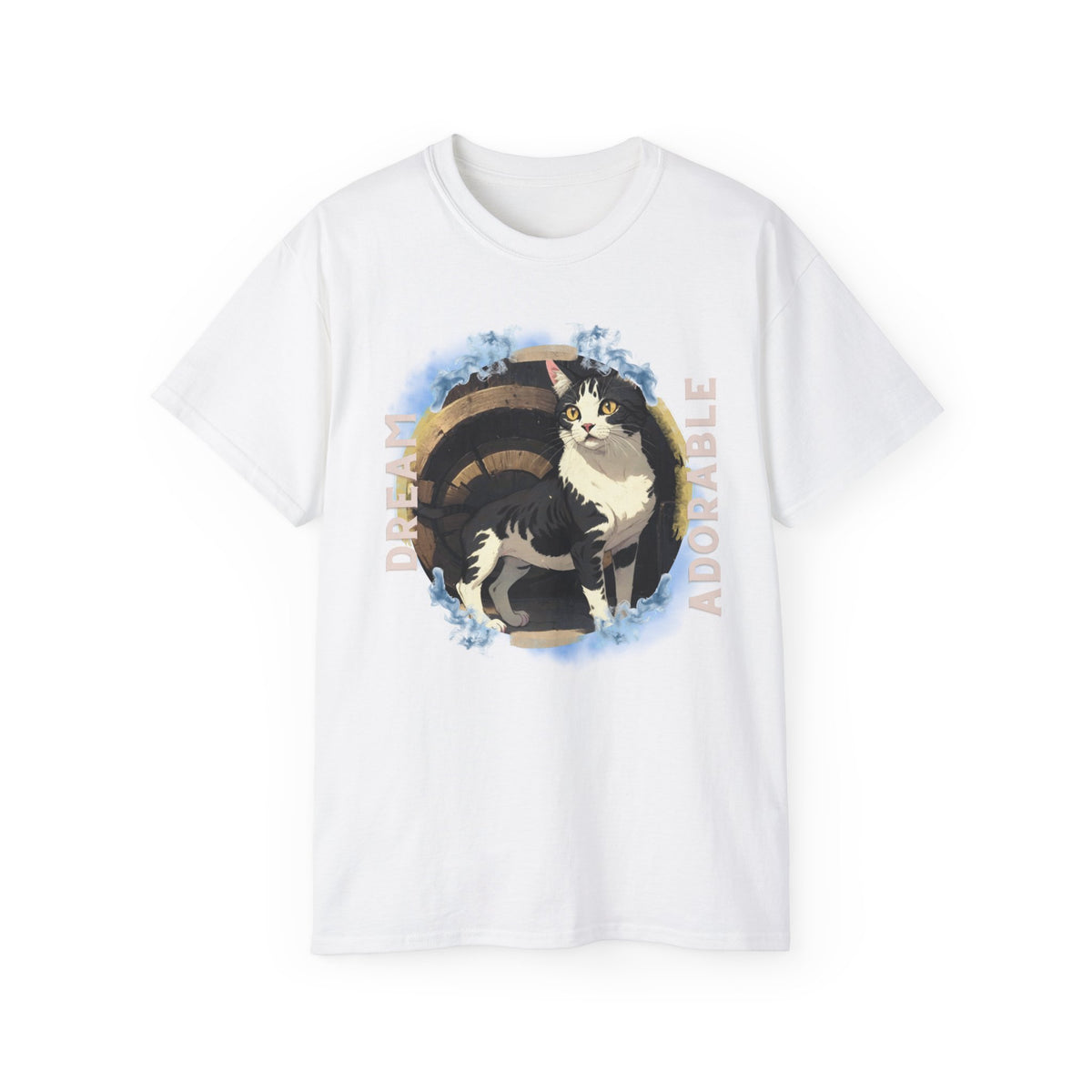 'Dapper & Adorable' Black-and-White Cat Shirt