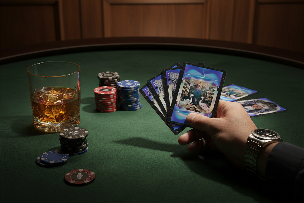 Arcane Pulse Luxury Poker Deck