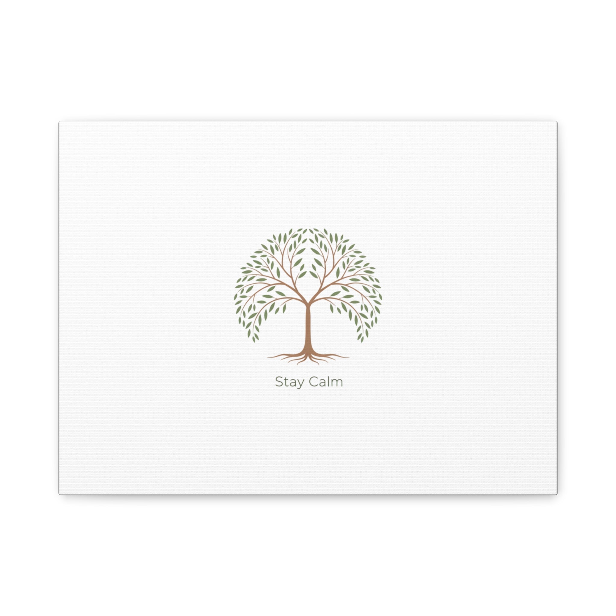 Stay Calm Canvas | Winter Fitness Grind, gym motivation decor