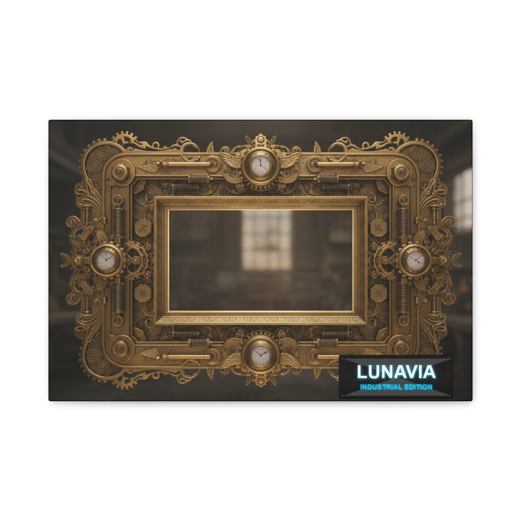 Steampunk Ornate Frame Canvas Print