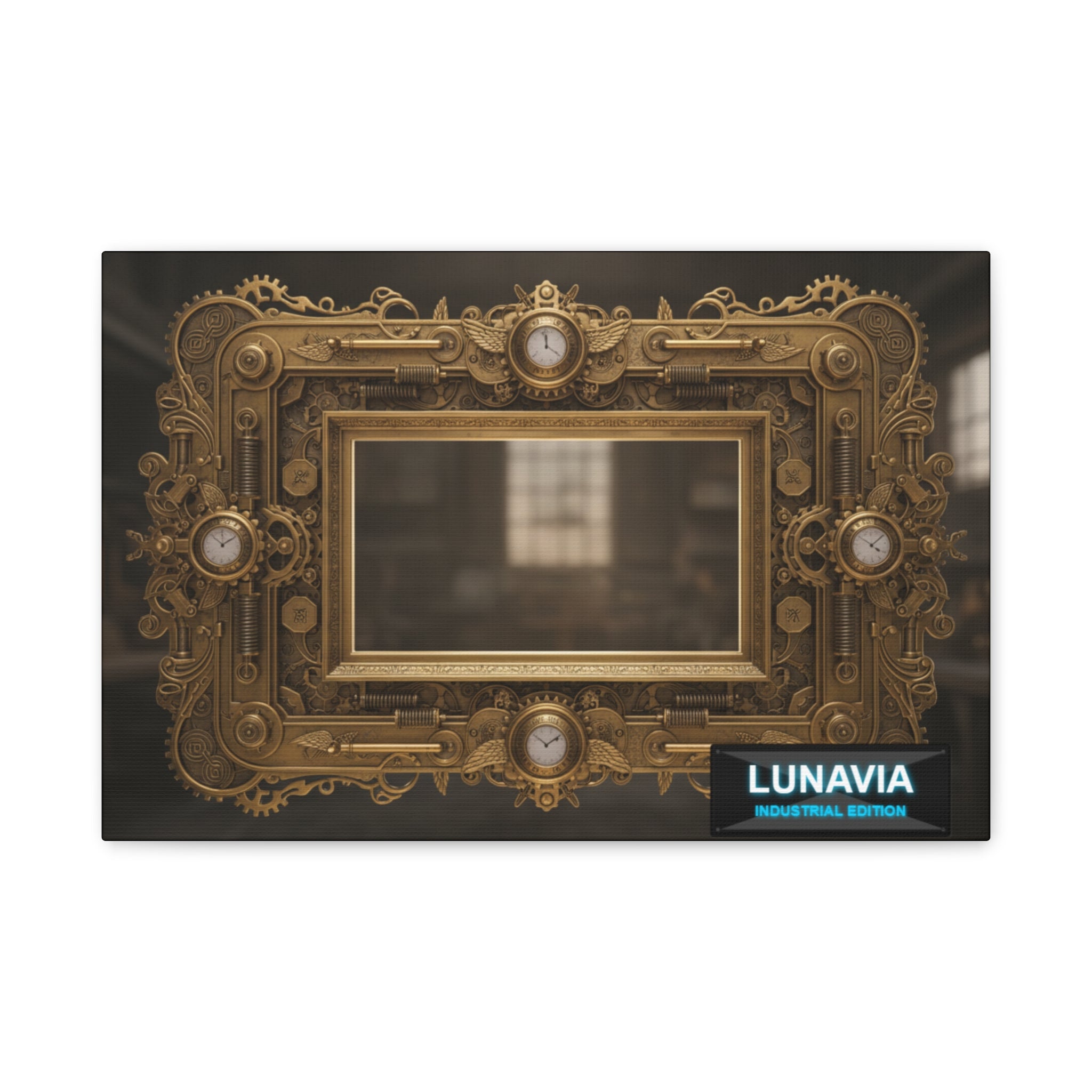Steampunk Ornate Frame Canvas Print