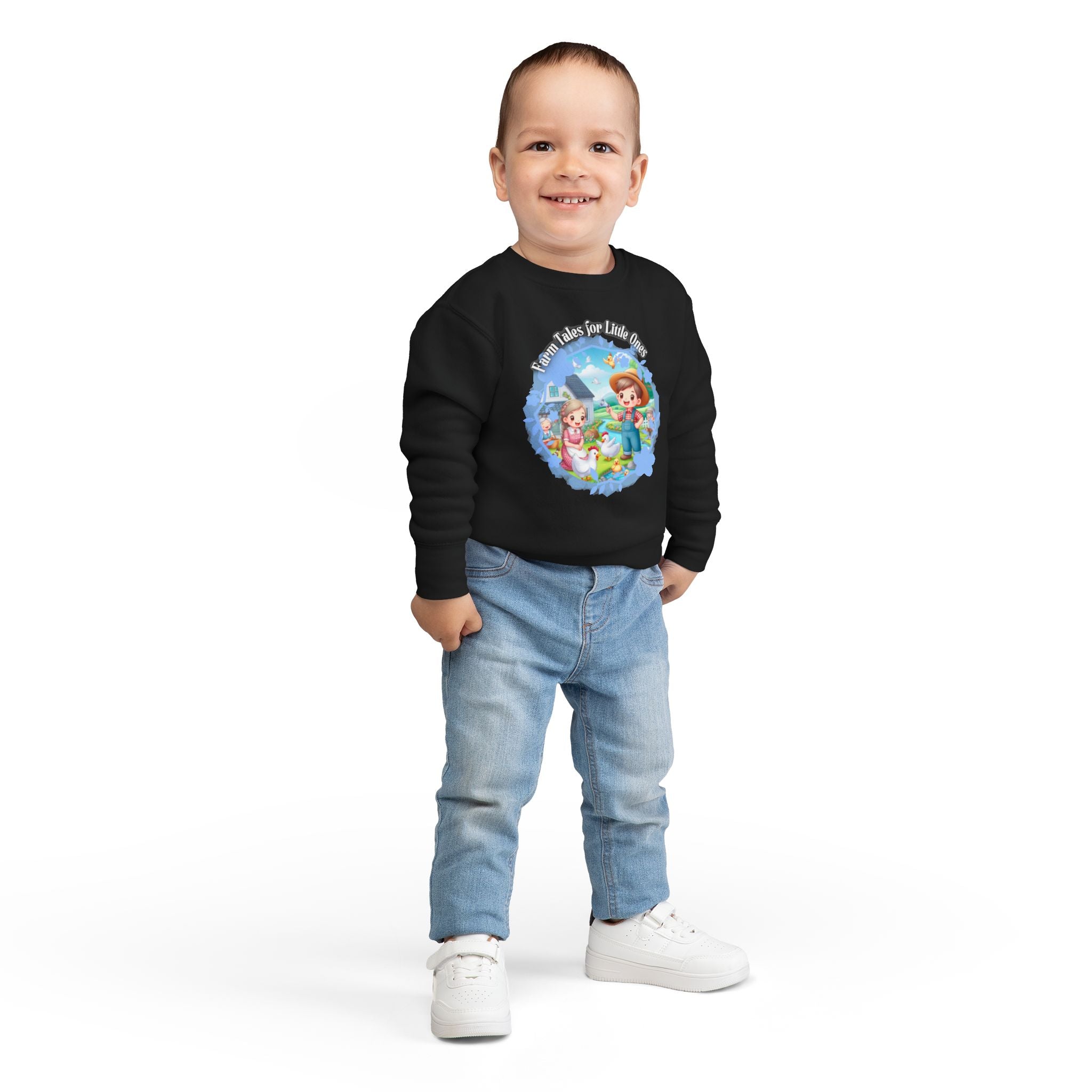 Toddler Sweatshirt — "Ali Baba'nın Çiftliği" Cute Farm-Themed Kids Pullover