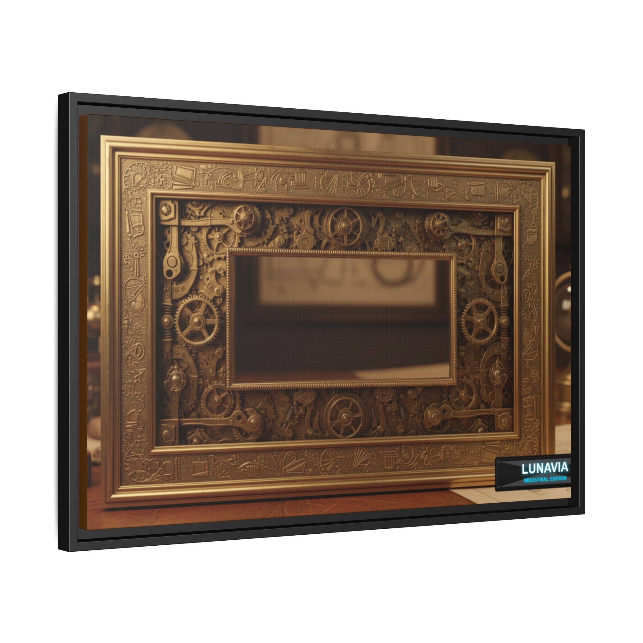 Baroque Steampunk Framed Canvas