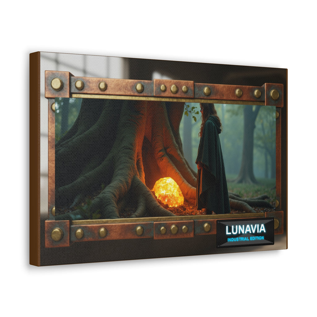 The Amber Core | Industrial Steam-Powered Frame Wall Art