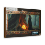 The Amber Core | Industrial Steam-Powered Frame Wall Art