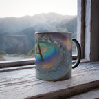 Holographic Initial 'A' Color-Changing Mug