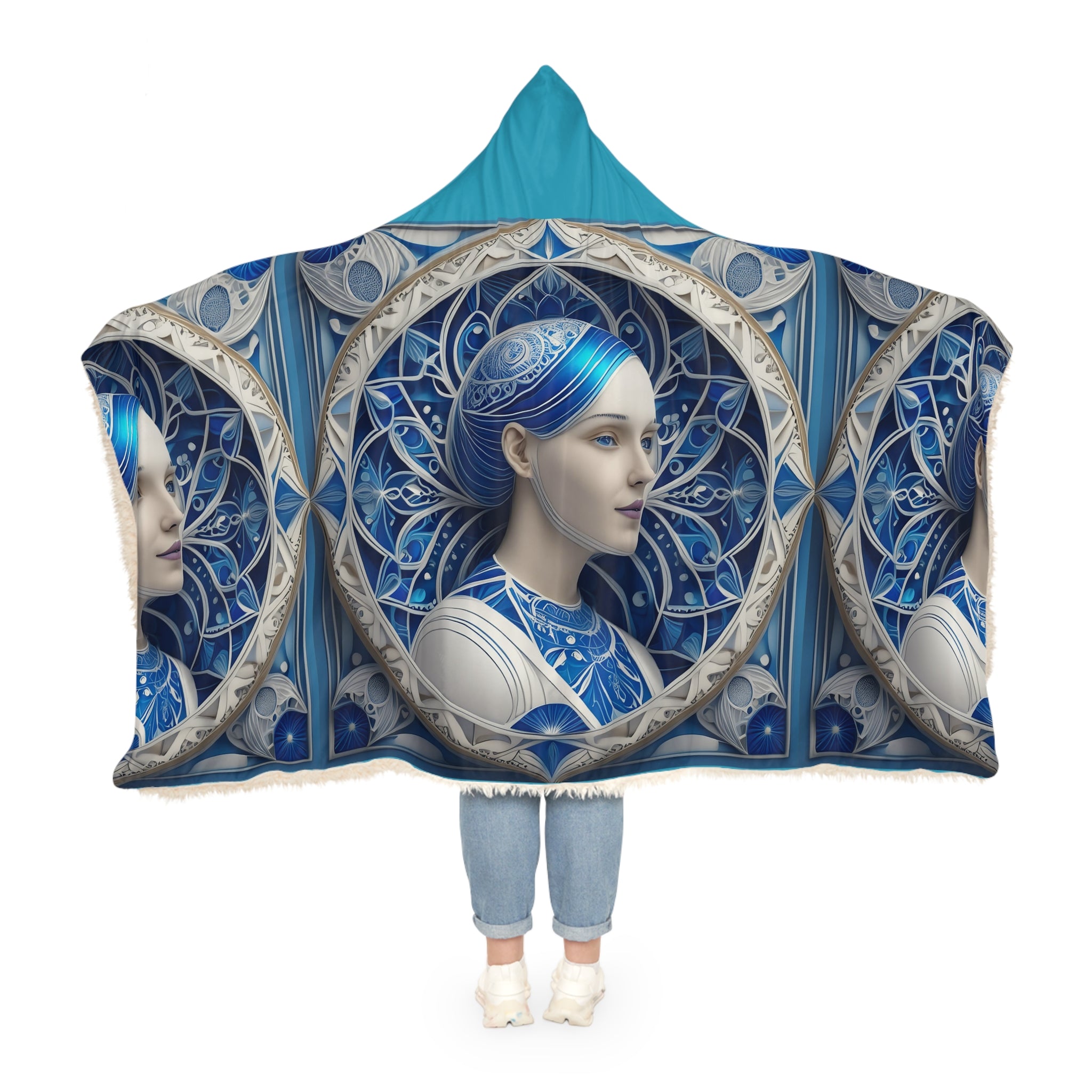 Galactic Dream Snuggle Blanket — Mavi Vizyon Modern Art Throw