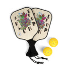 Pickleball Raket Seti — Çiçekli Yılan Desenli Pickleball Kiti 