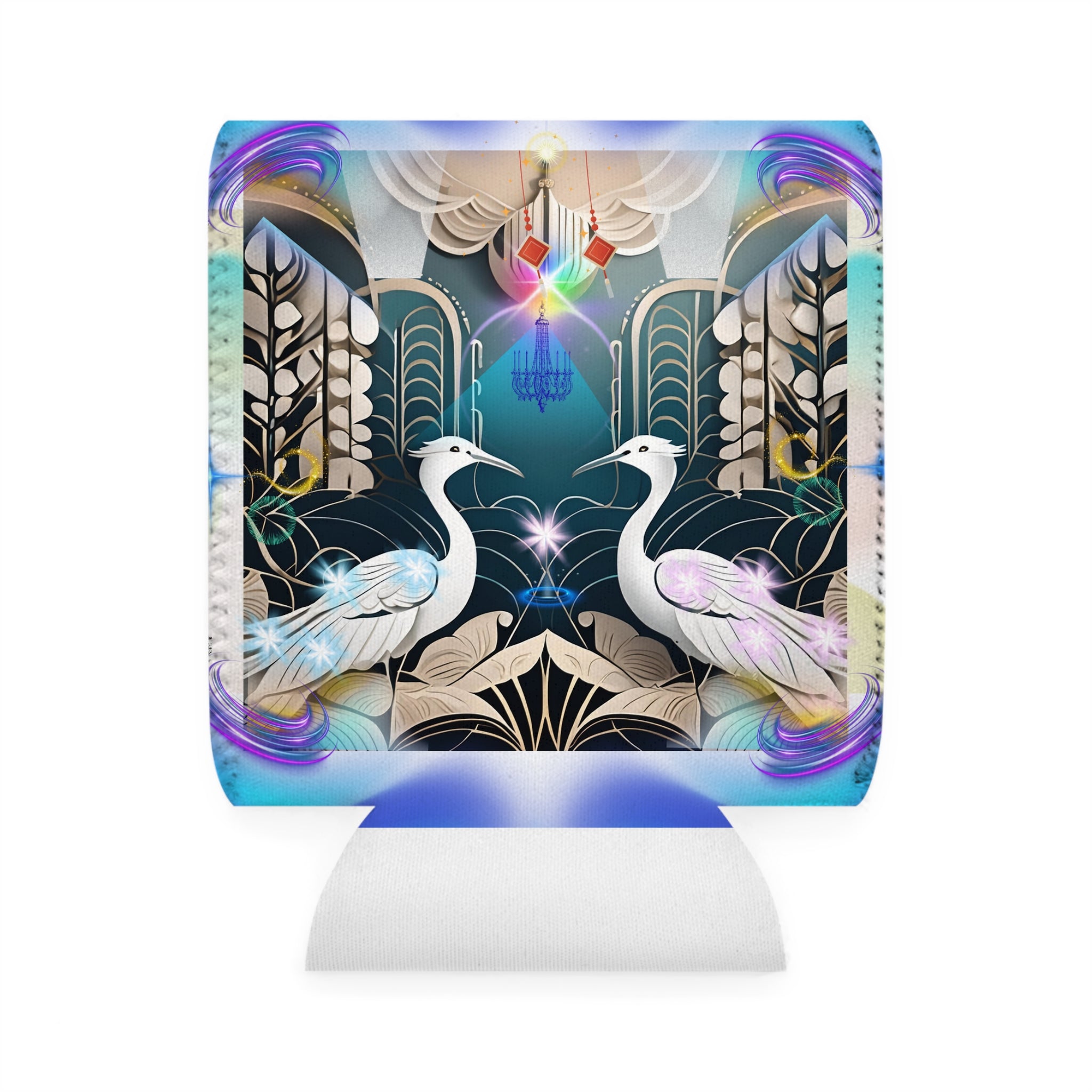 Birds Nature Can Cooler Sleeve — Insulated Beverage Holder