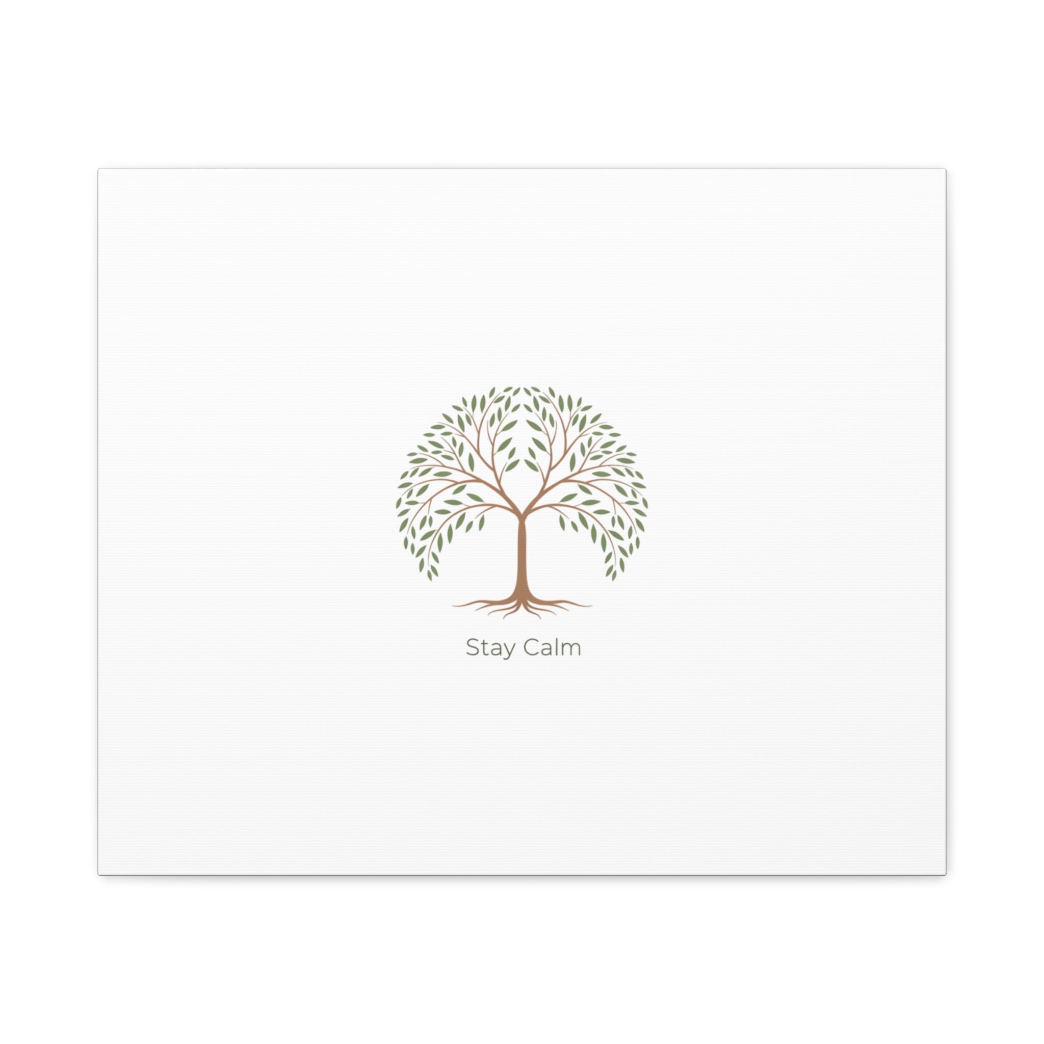 Stay Calm Canvas | Winter Fitness Grind, gym motivation decor