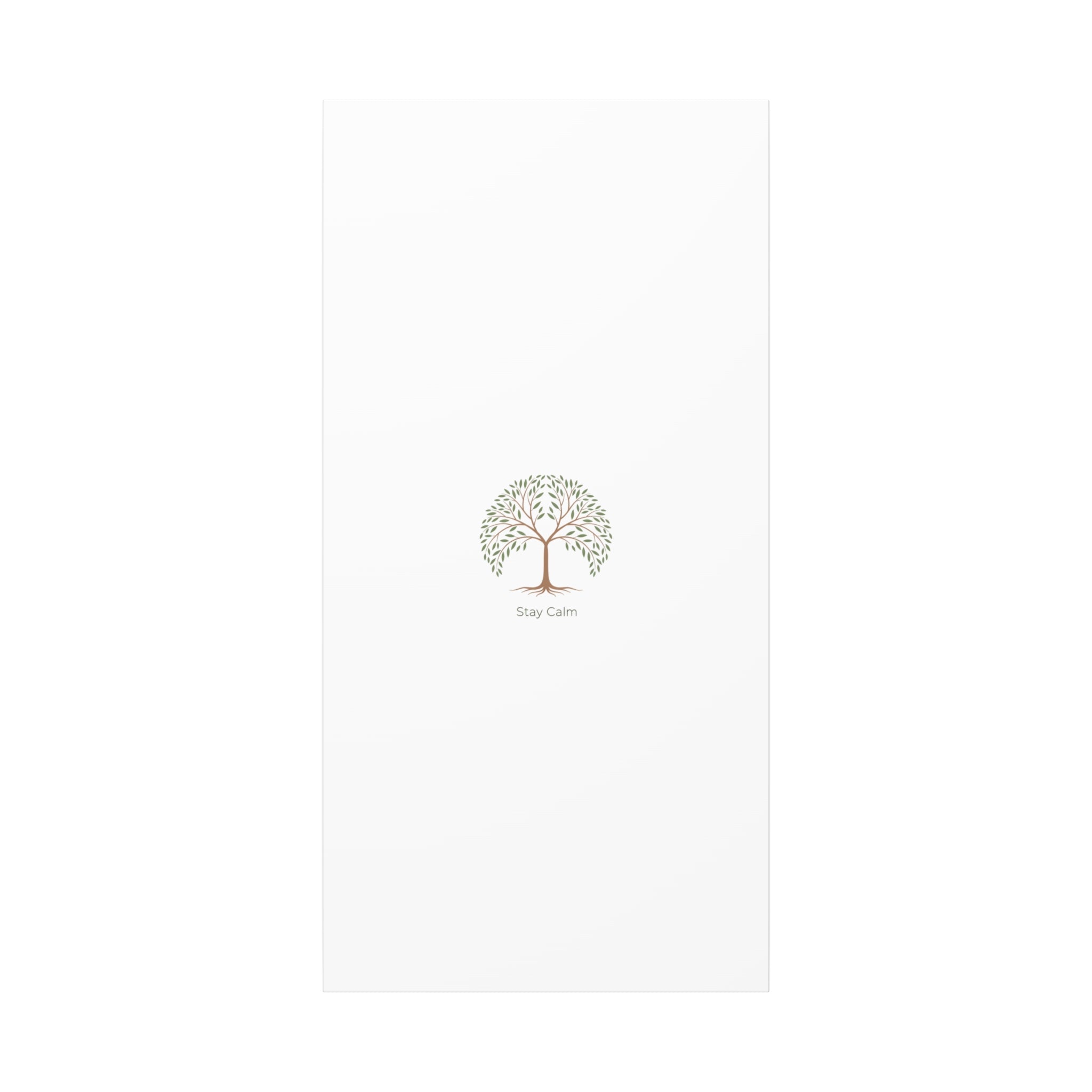 Stay Calm Canvas | Winter Fitness Grind, gym motivation decor