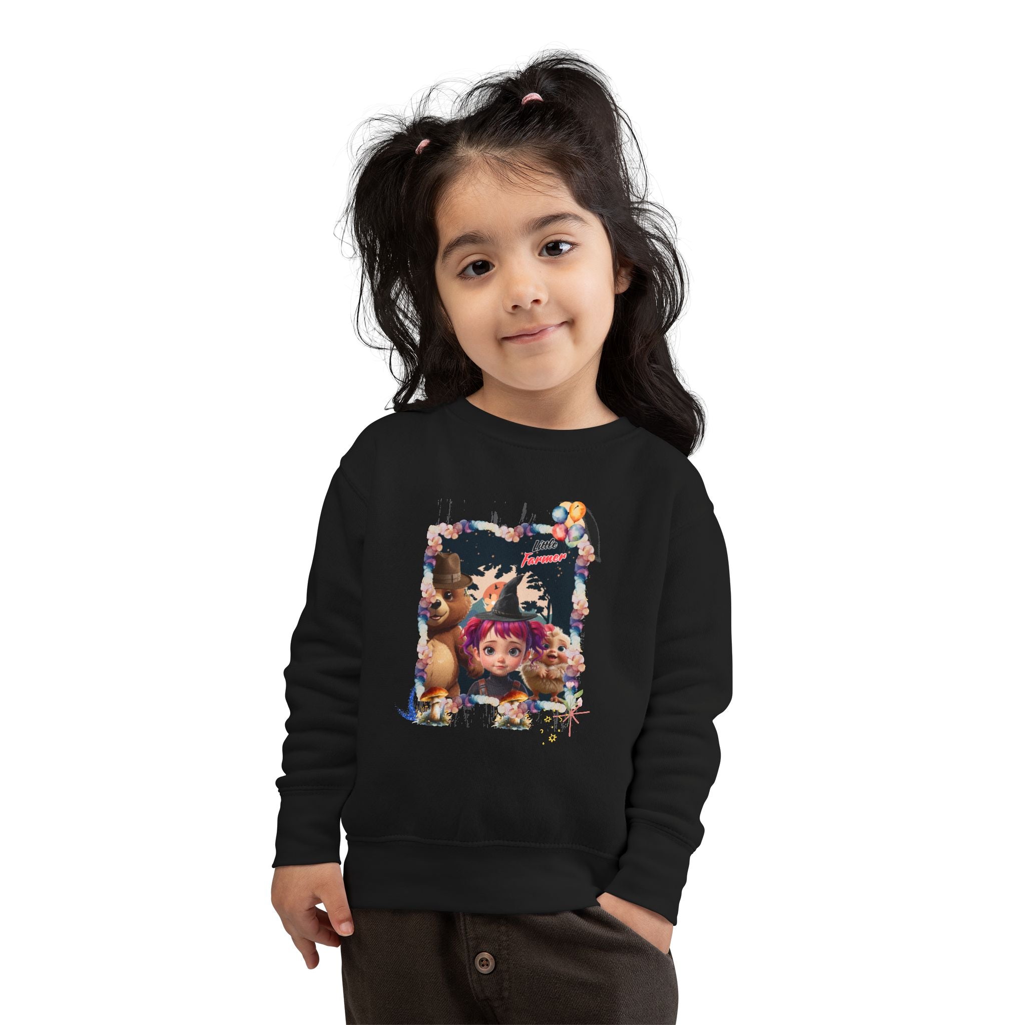 Little Farmer Toddler Sweatshirt — Cute Farm Animal Kids Pullover