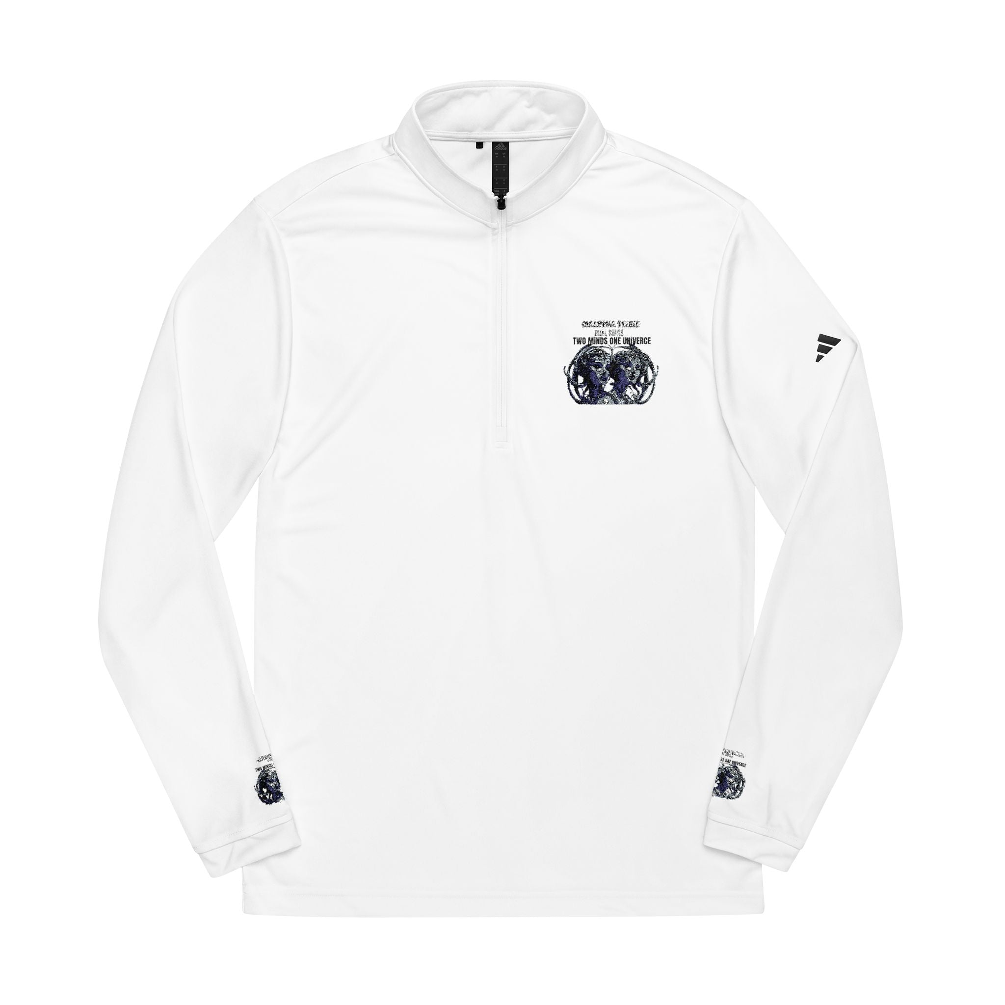 Adidas® 'Hidden' Floral Crest Embroidered Performance Pullover
