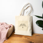 Tree of Life tote | nature symbols, minimalist forest motif