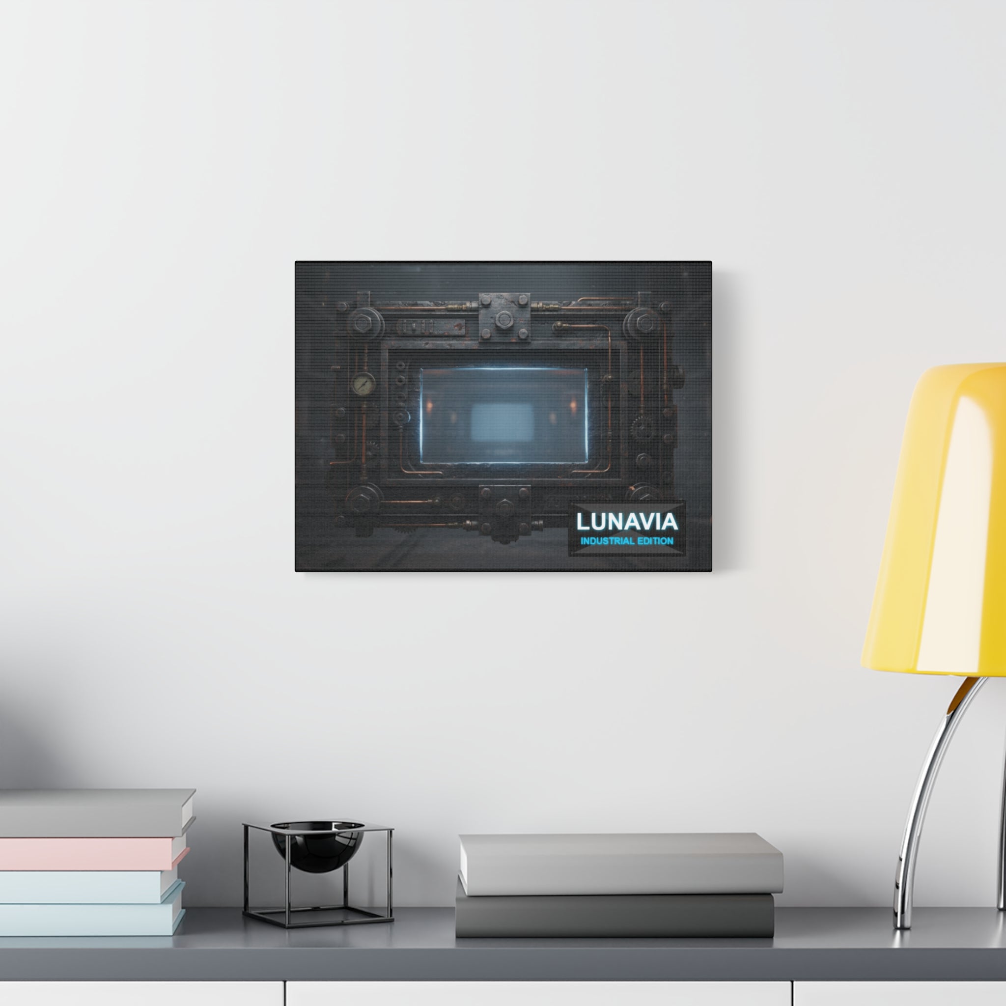 Industrial Vault Portal Canvas Art — Lunavia Classic
