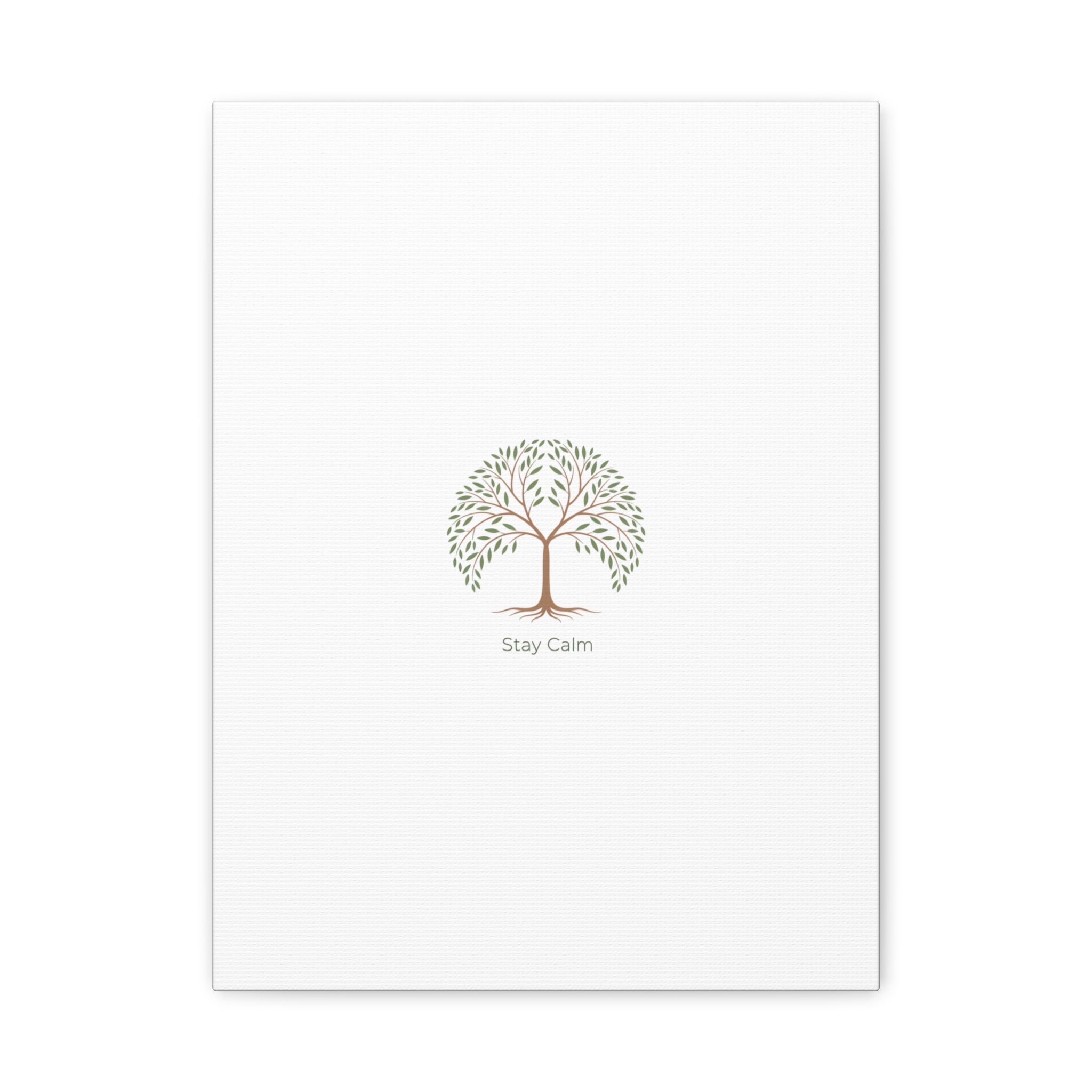 Stay Calm Canvas | Winter Fitness Grind, gym motivation decor