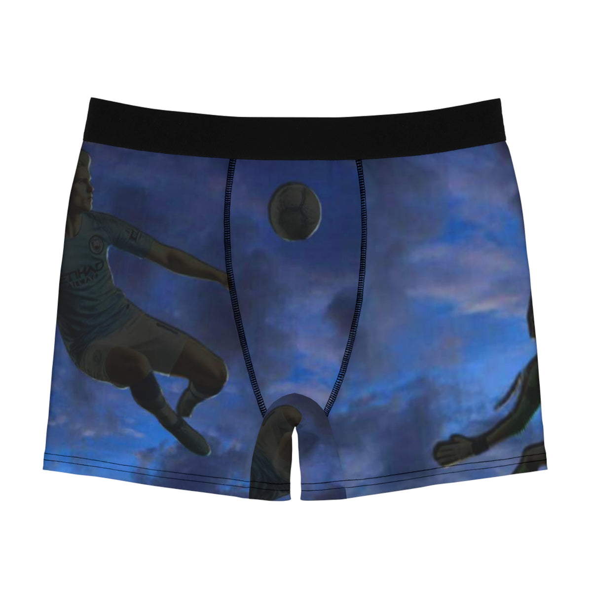 Soccer Night Sky Boxer Briefs