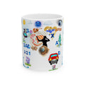 ENİGMA Alphabet & Objects Ceramic Mug