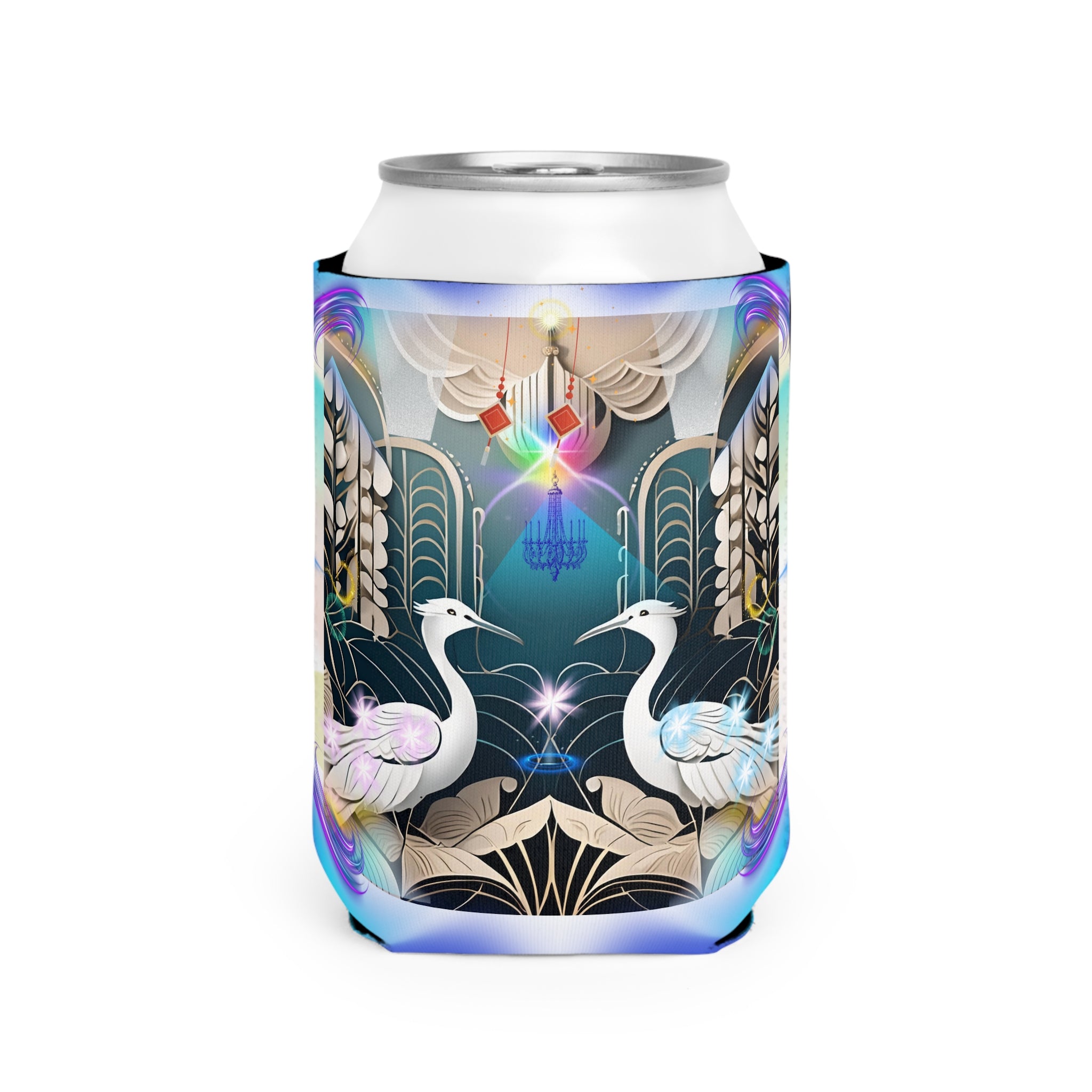 Birds Nature Can Cooler Sleeve — Insulated Beverage Holder