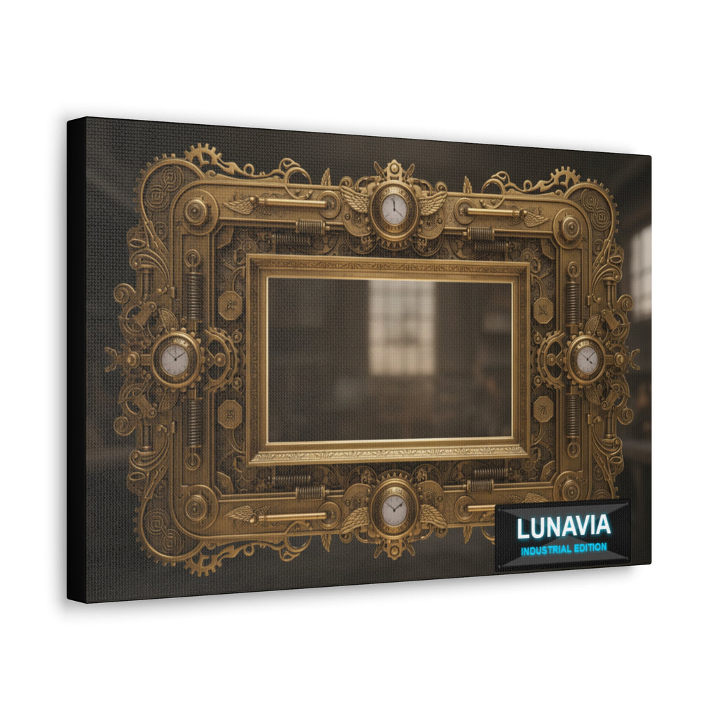 Steampunk Ornate Frame Canvas Print