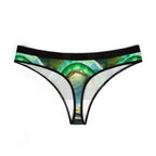 Green Fantasy Landscape Thong — Women's Printed Lingerie